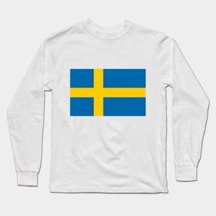 Sweden flag Long Sleeve T-Shirt